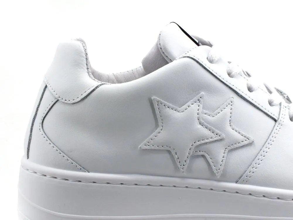 2STAR Sneaker Queen Low Platform White 2SD3270