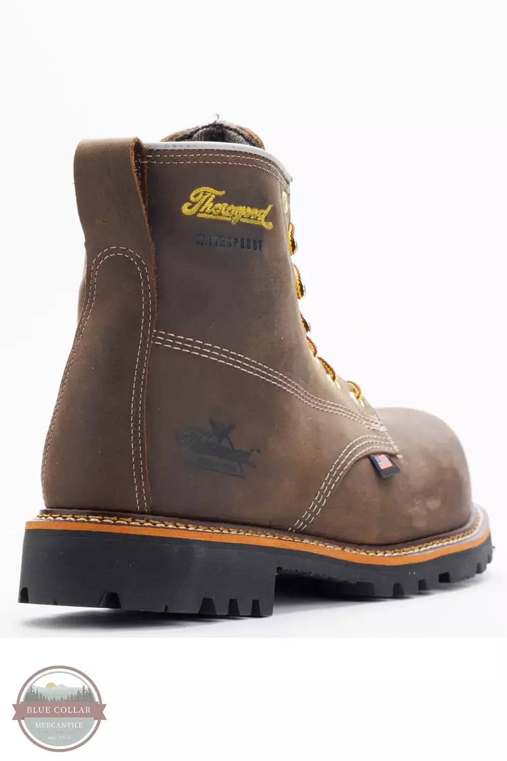 804-4148 American Legacy Waterproof 6" Crazyhorse Nano Toe Work Boots