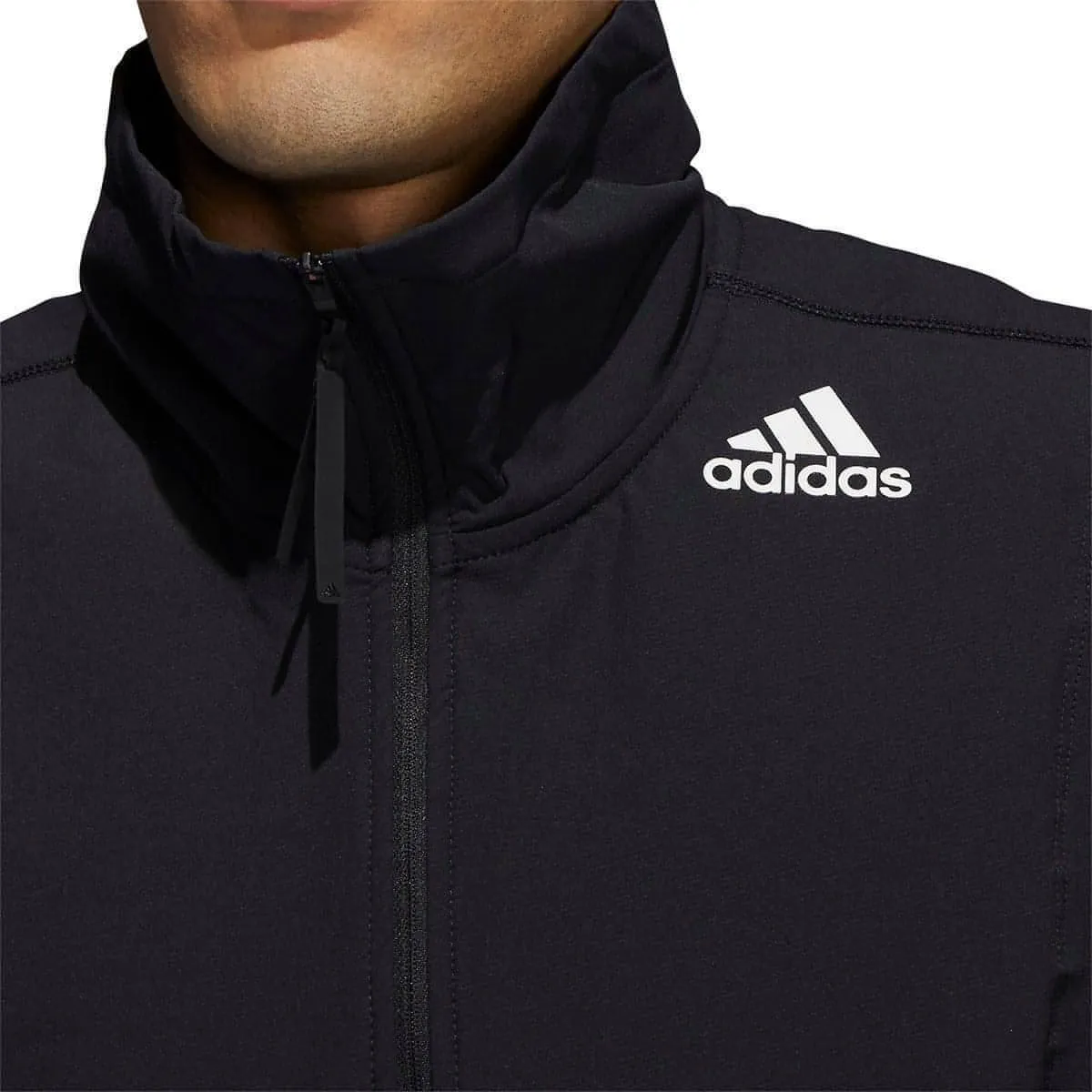 adidas Cold.RDY Soft Shell Half Zip Mens Running Gilet - Black