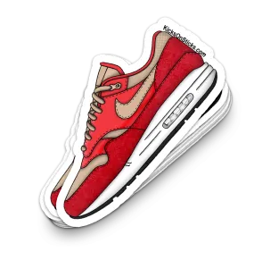 Air Max 1 "Red Curry" Sneaker Sticker