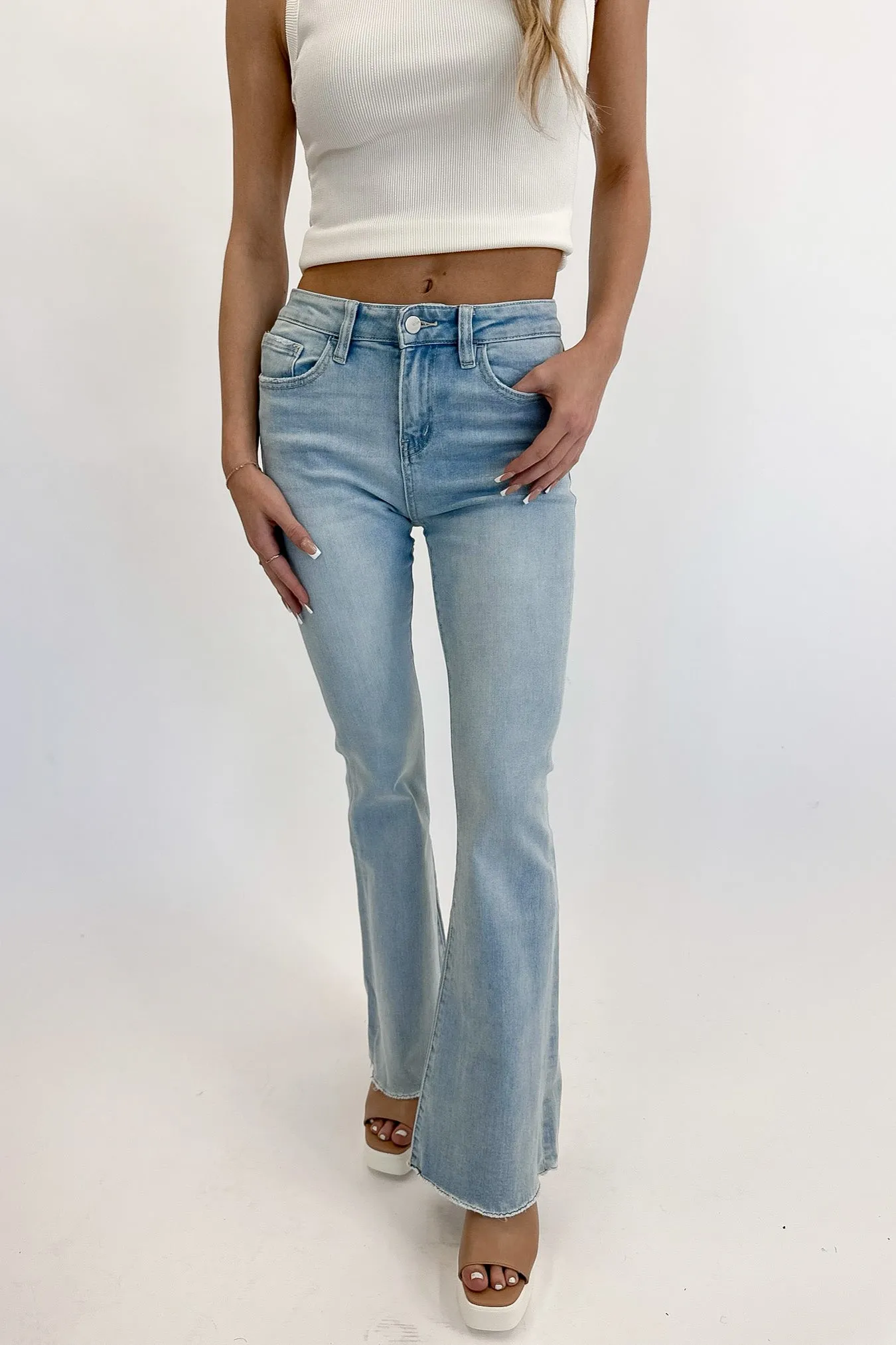 Alice High Rise Flare Jeans