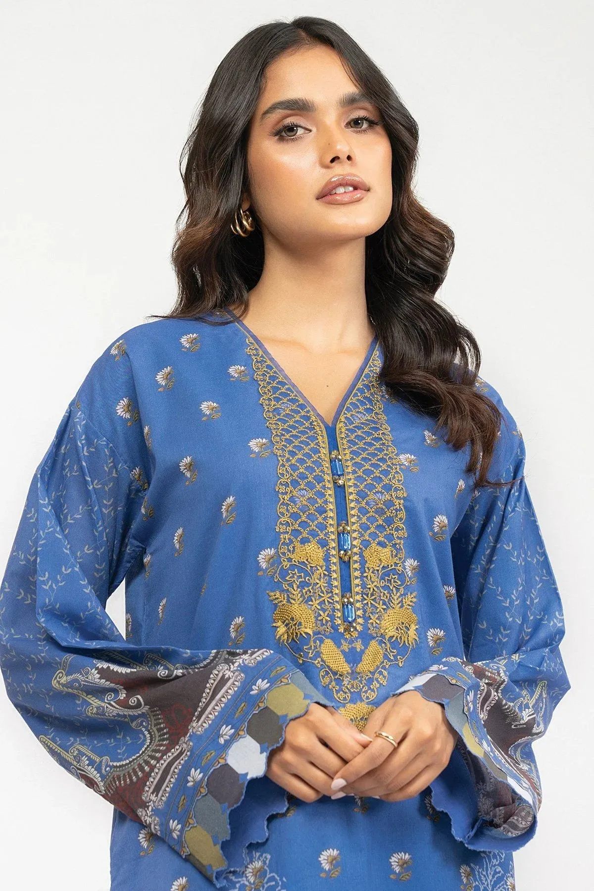 AlKaram Unstitched 2 Piece D#SS-34.1