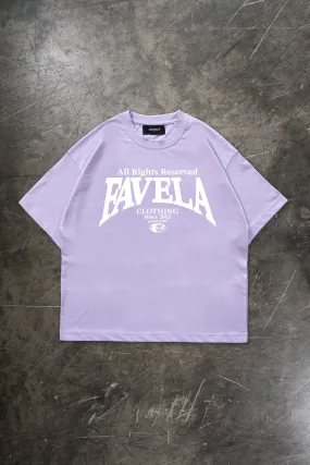 ALL RIGHTS RESERVED PASTEL LILAC T-SHIRT