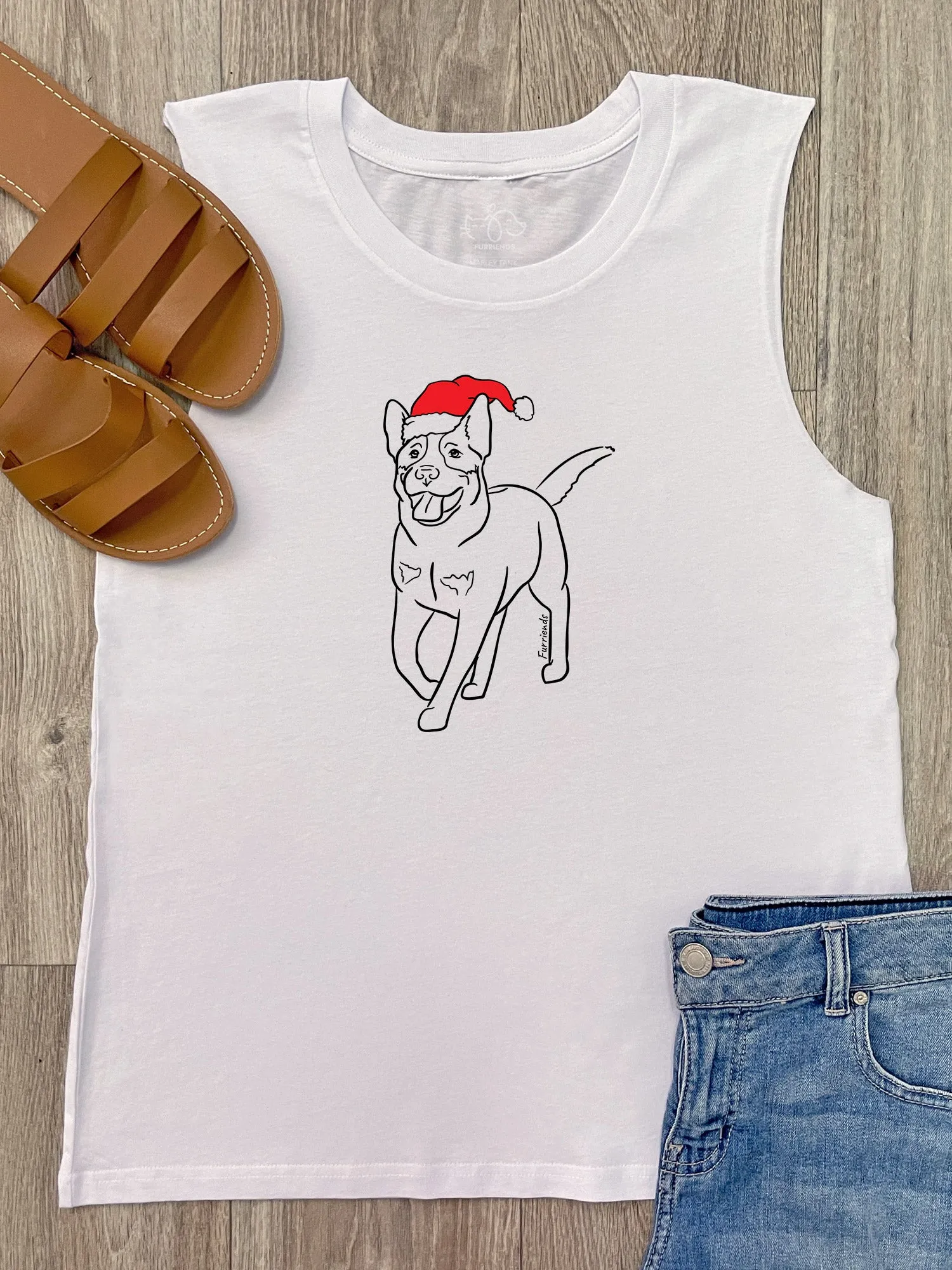 Australian Cattle Dog Christmas Edition Marley Tank