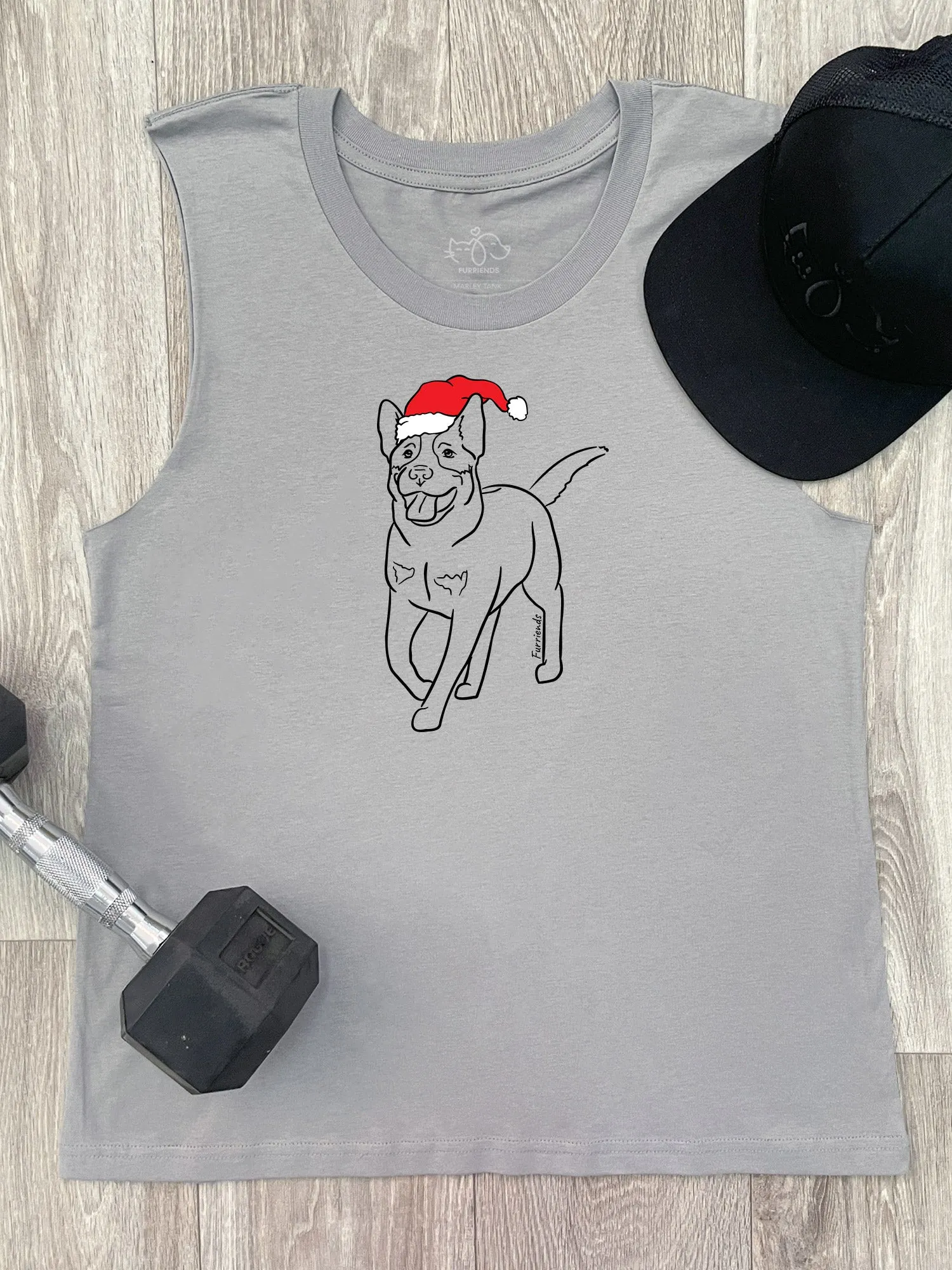 Australian Cattle Dog Christmas Edition Marley Tank