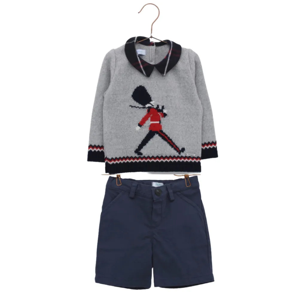 AW Foque Boys Soldier Jumper and Shorts