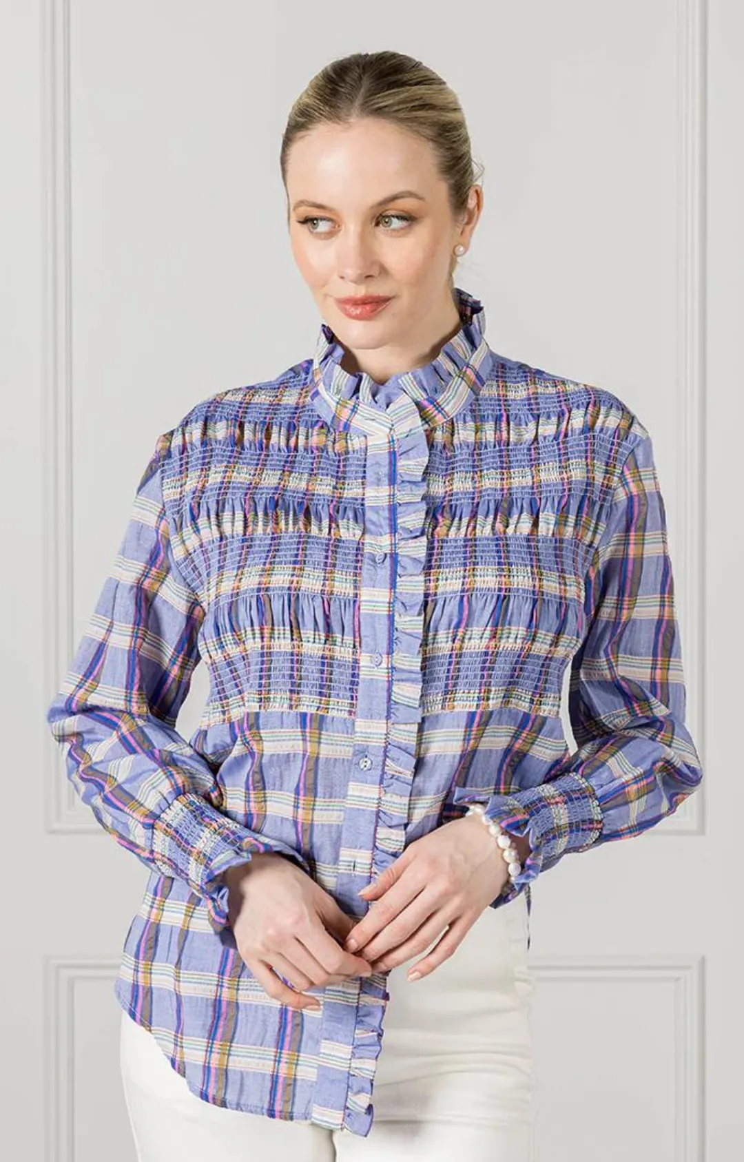 Ayre Plaid Shirt - Blue