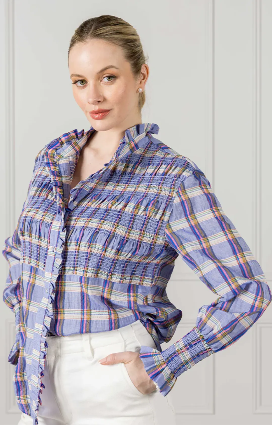 Ayre Plaid Shirt - Blue