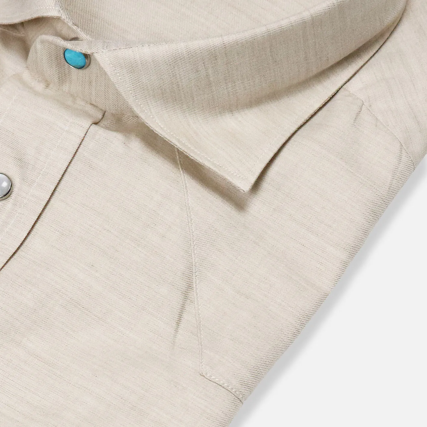 Beige Cotton Cashmere Rodeo Shirt