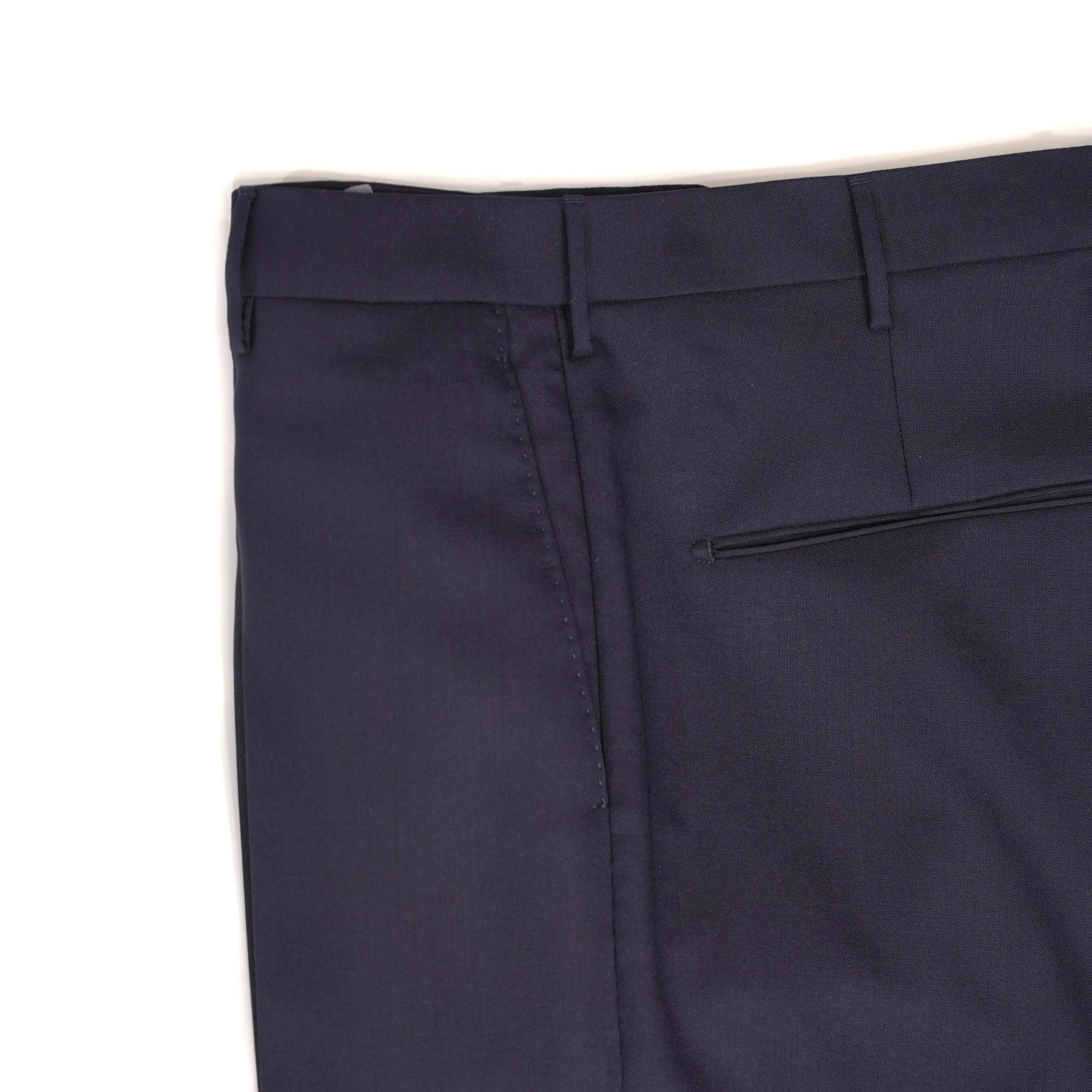 Berwich Morello Fresco Wool Trousers - Navy