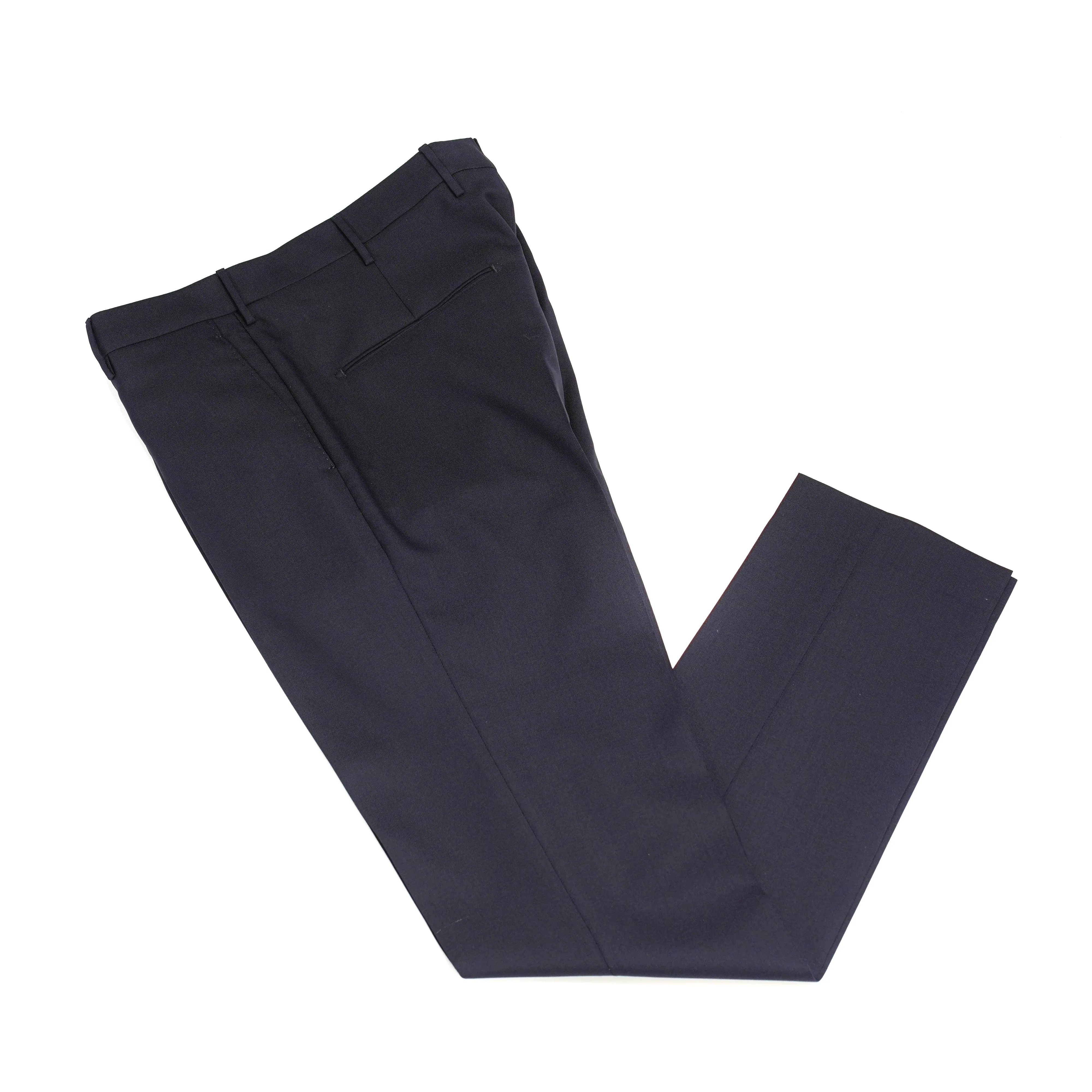 Berwich Morello Fresco Wool Trousers - Navy