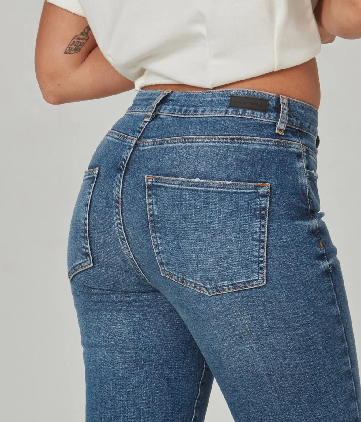 BILLIE-DIS High Rise Bootcut Jeans