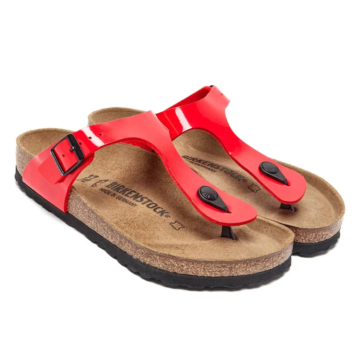 Birkenstock Gizeh Birko-Flor Patent Sandals