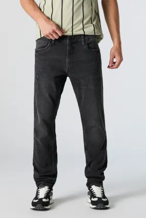 Black Wash Straight Leg Jean