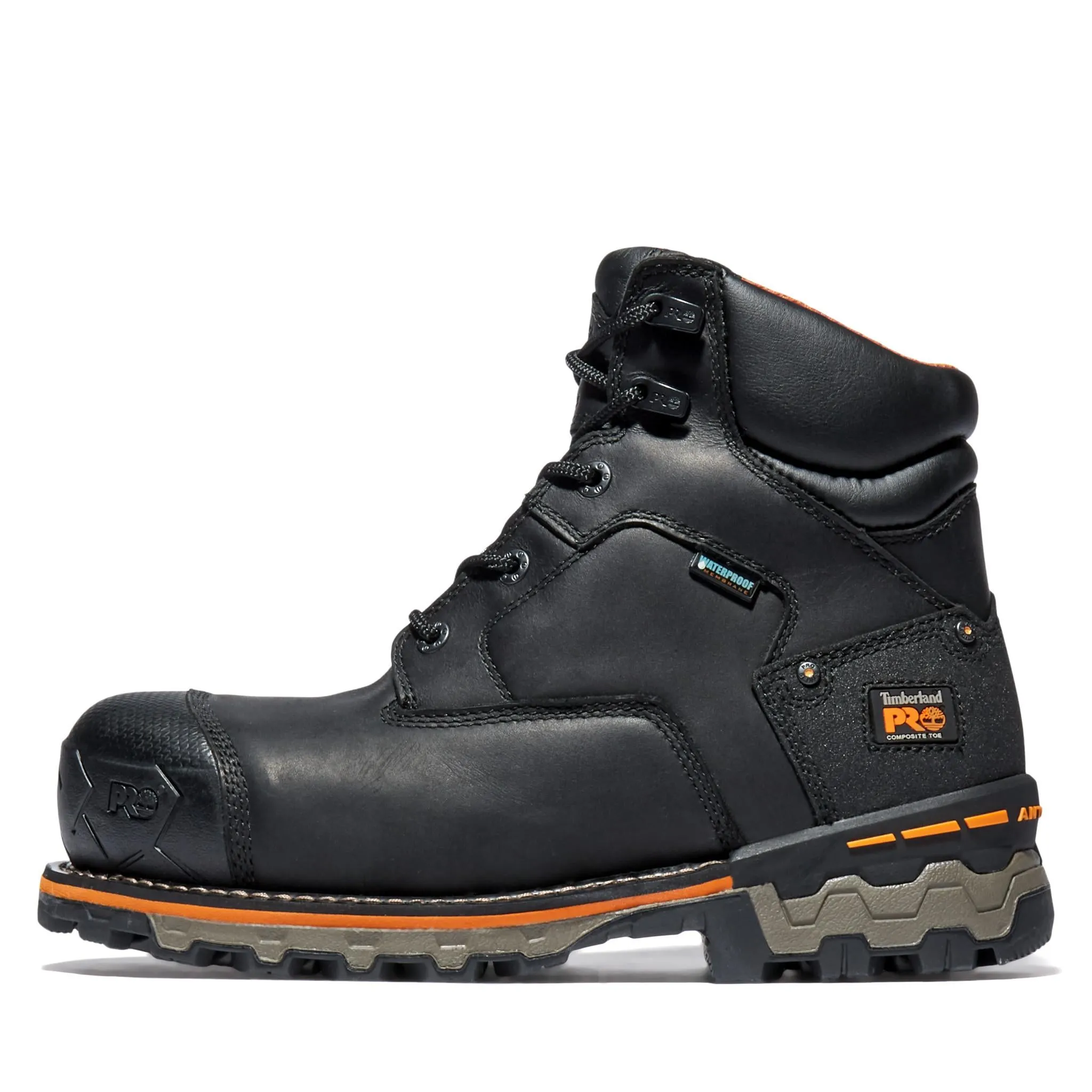 Boondock 6 Inch Composite-Toe Waterproof Work Boot Black