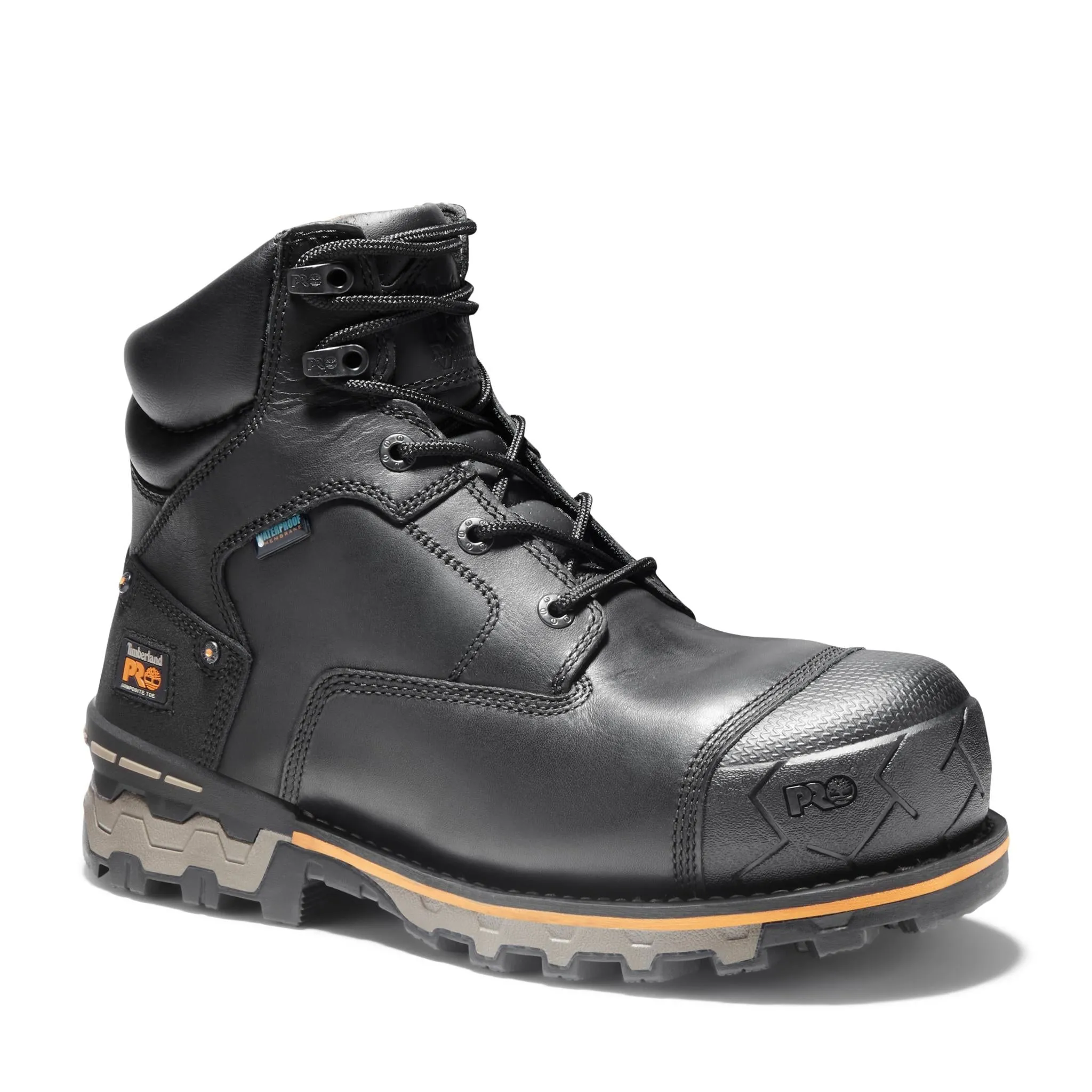 Boondock 6 Inch Composite-Toe Waterproof Work Boot Black