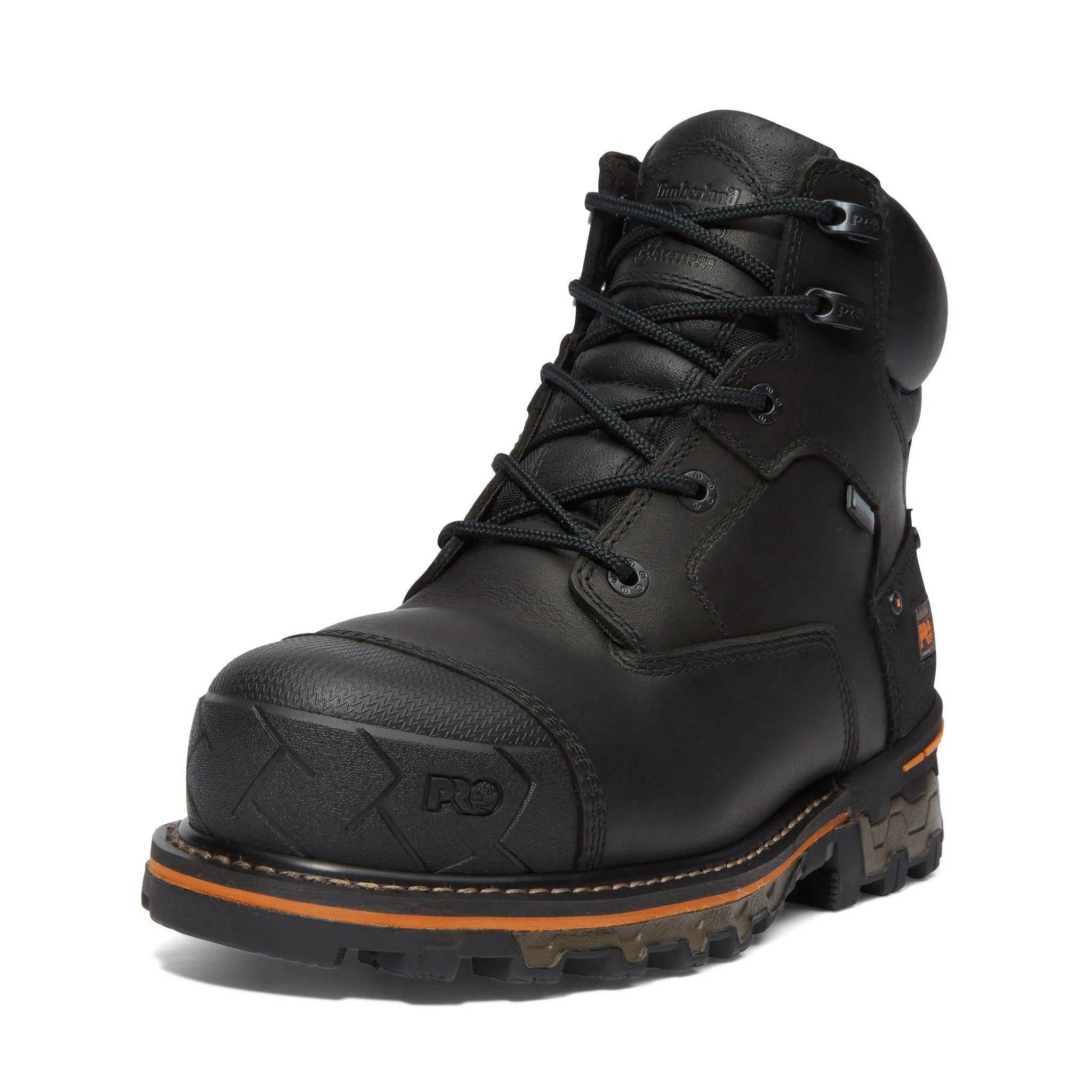 Boondock 6 Inch Composite-Toe Waterproof Work Boot Black