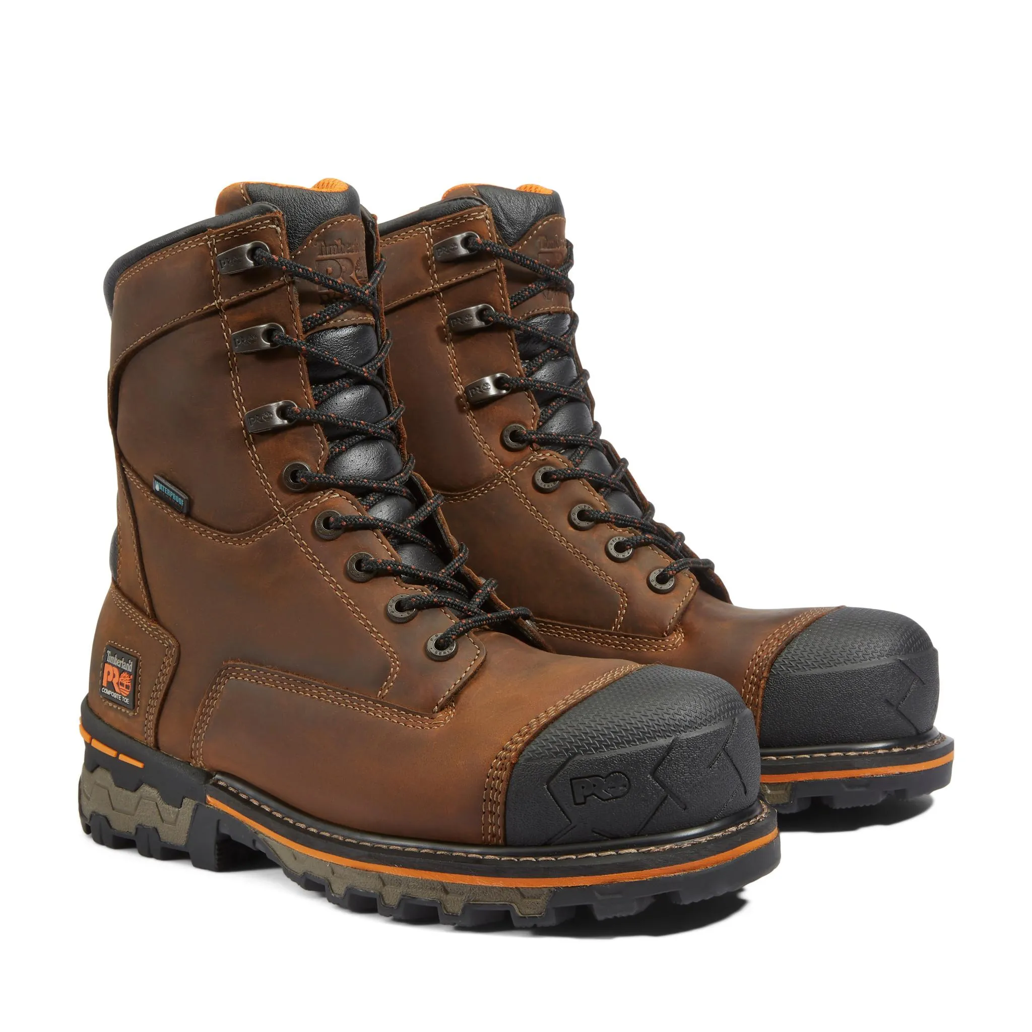 Boondock 8 Inch Composite-Toe Work Boot Brown