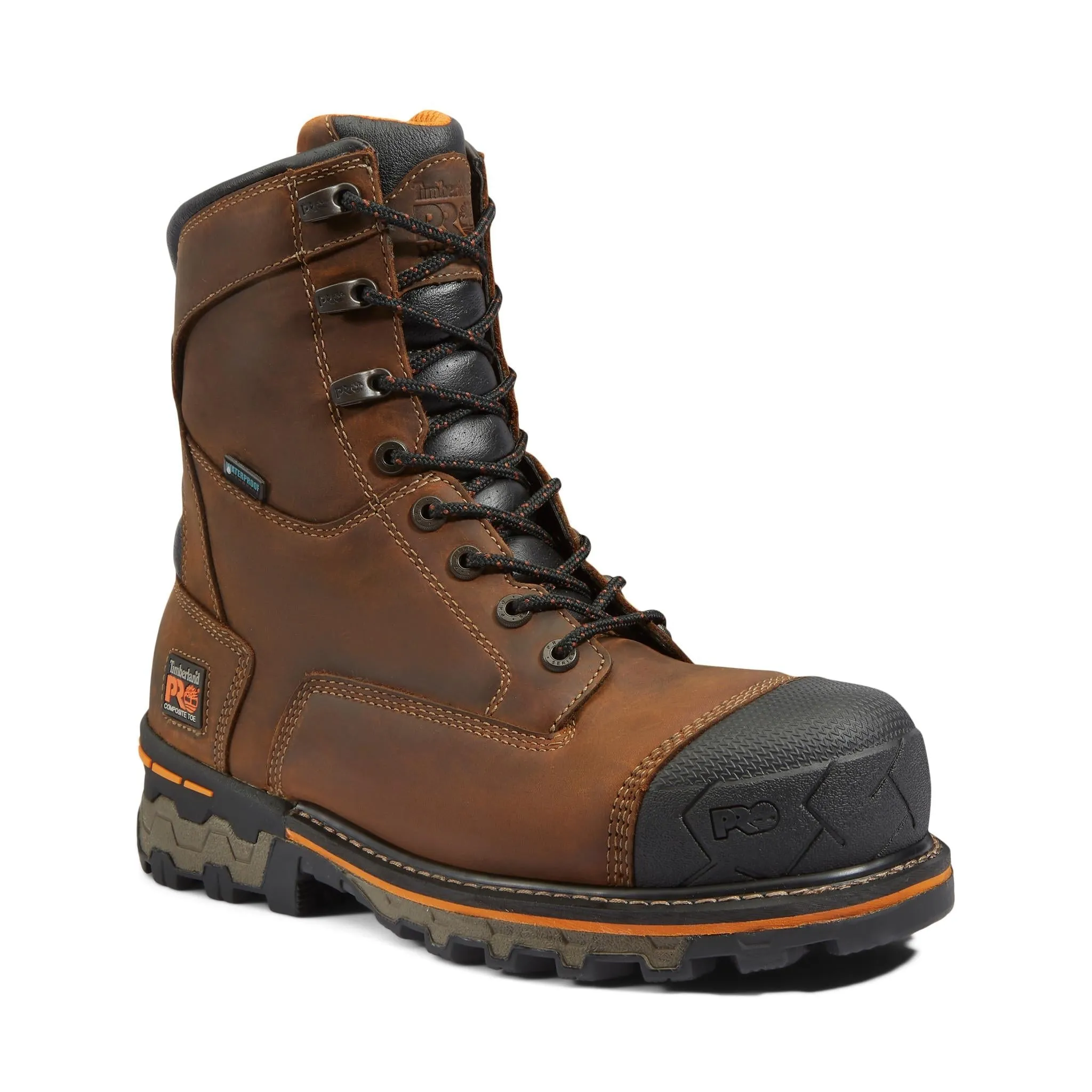 Boondock 8 Inch Composite-Toe Work Boot Brown