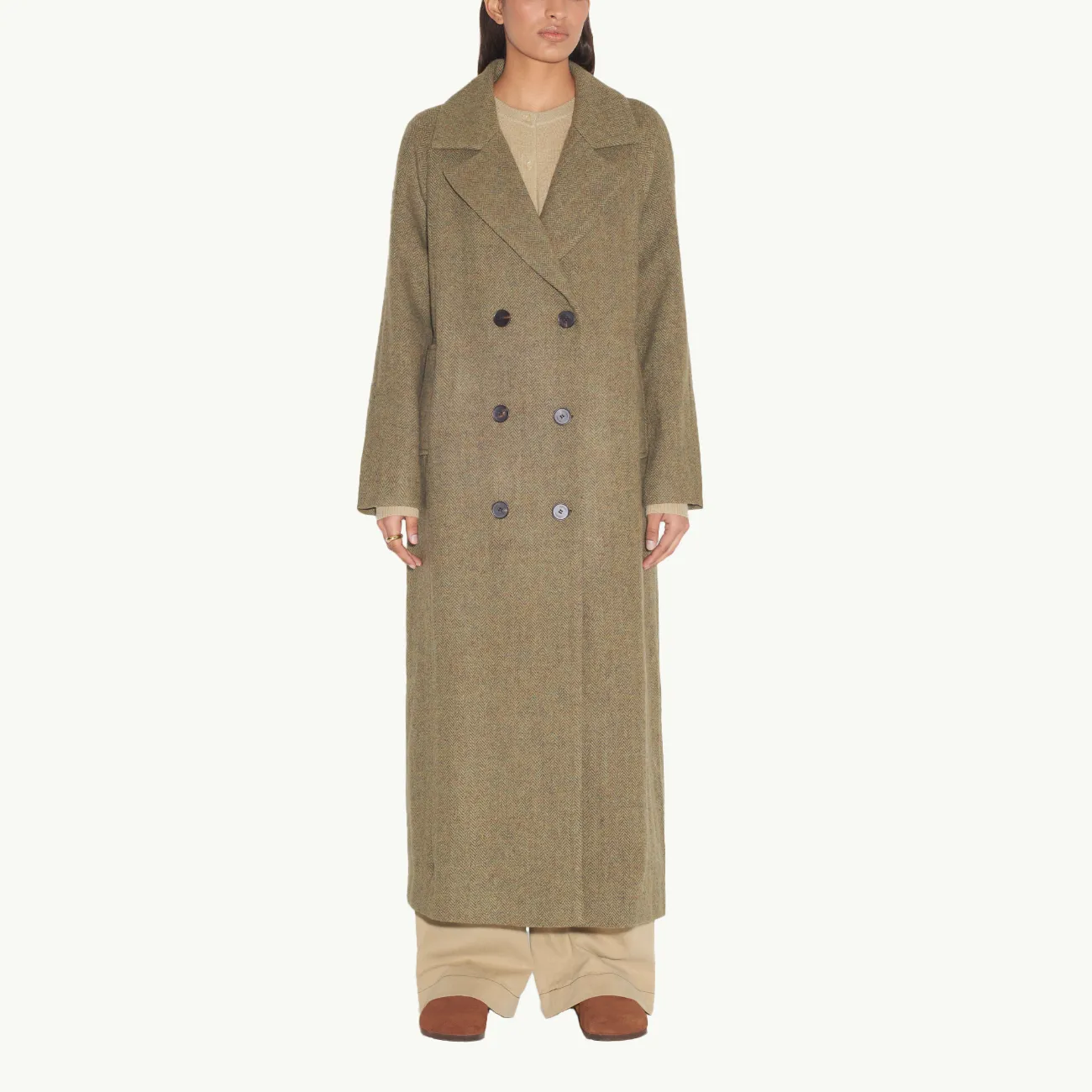 Burnie Coat - Moss Green