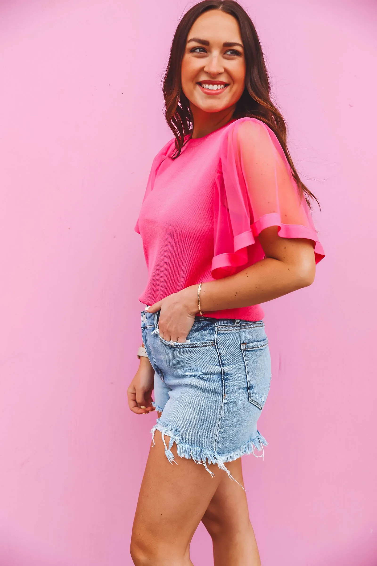 Candace Top-Pink