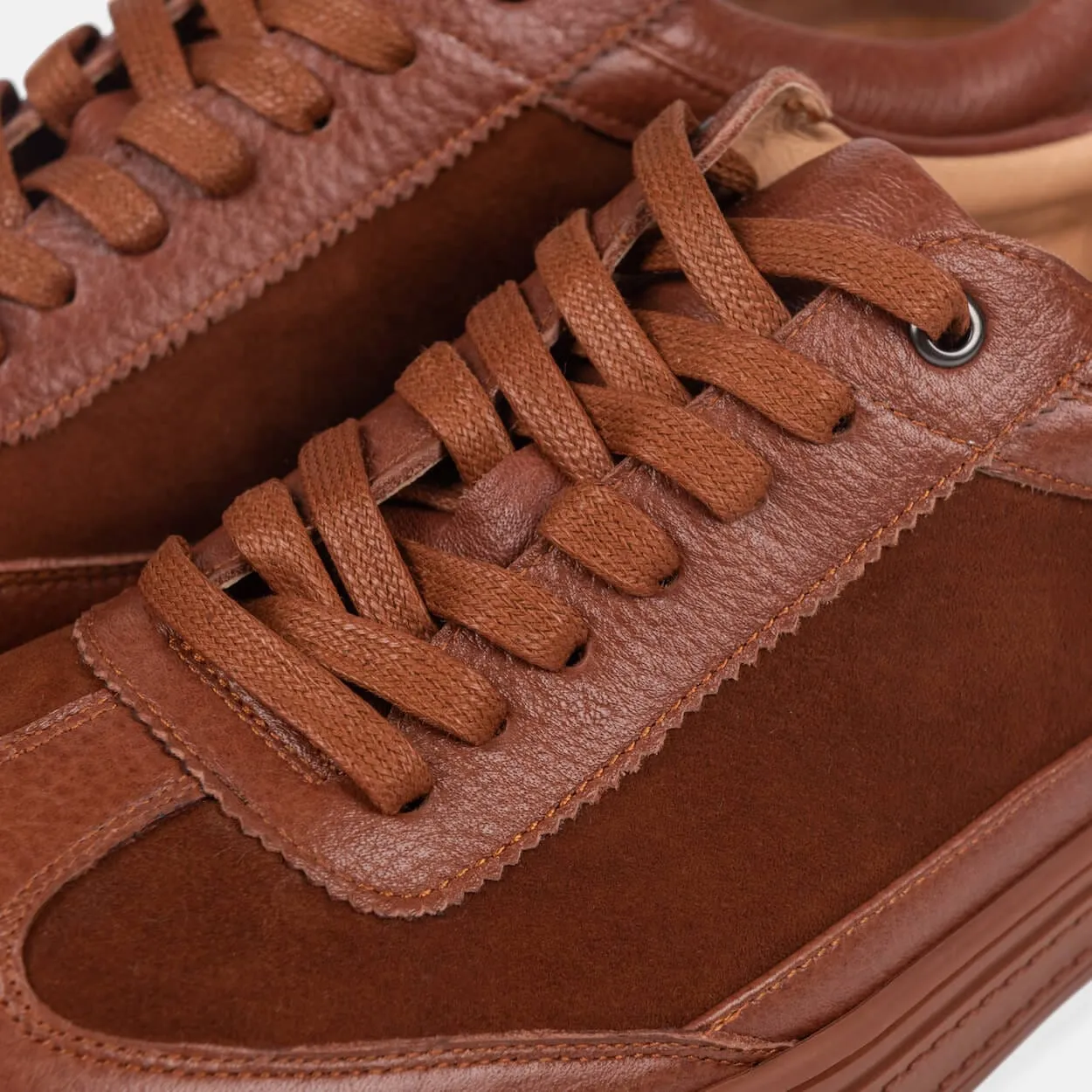 Captain Caramel Suede Sneakers