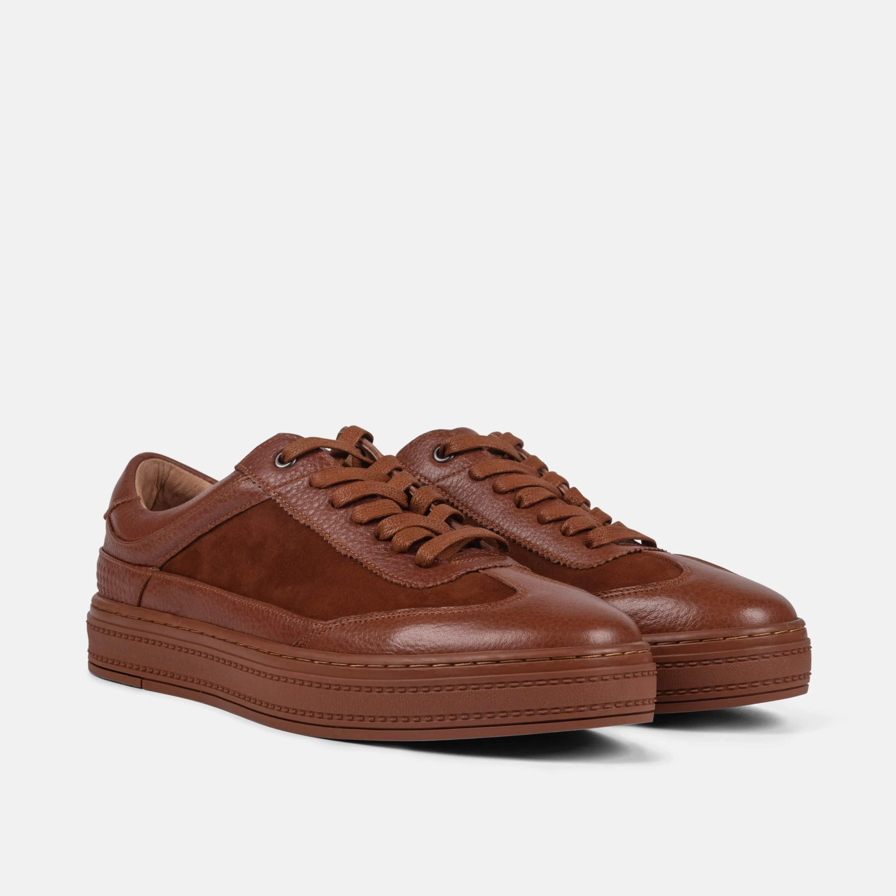 Captain Caramel Suede Sneakers