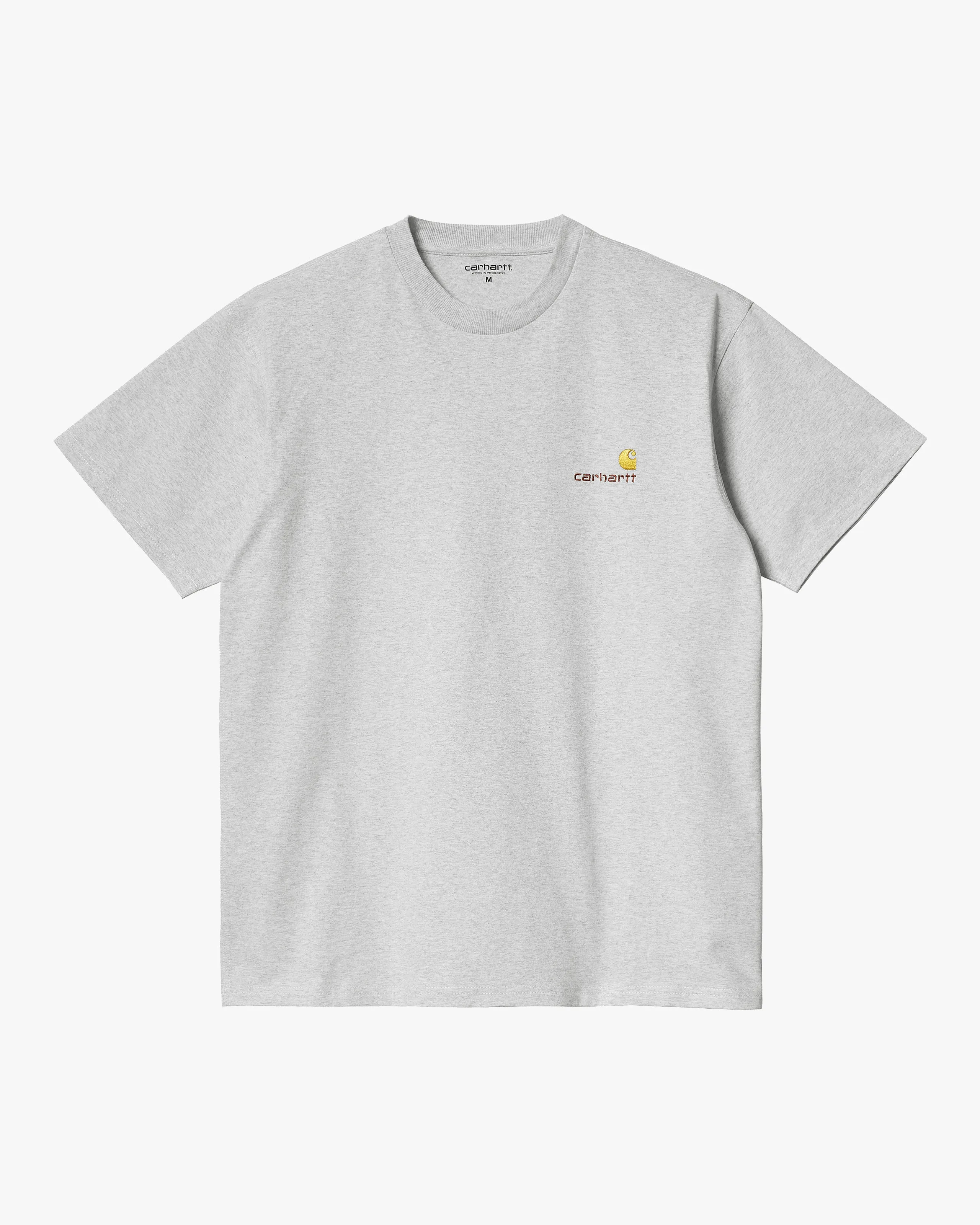 Carhartt WIP American Script Tee - Ash Heather