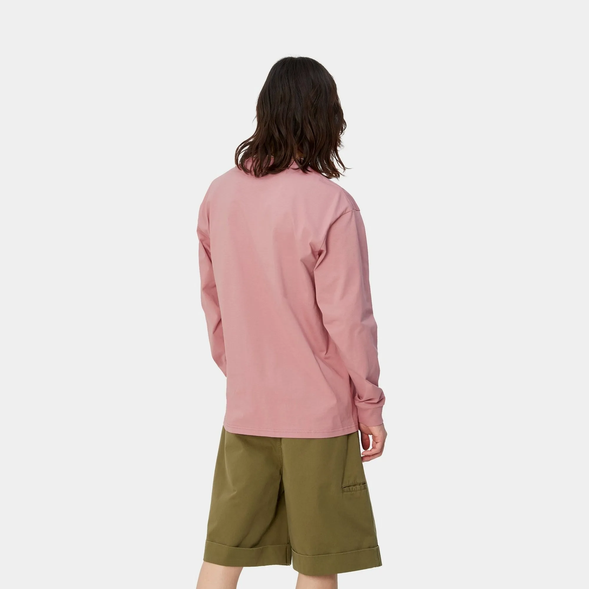 Chase Long Sleeve T-Shirt | Glassy Pink