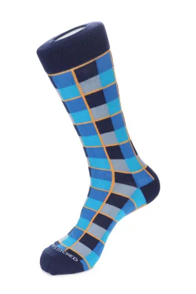 Checker Grid Sock