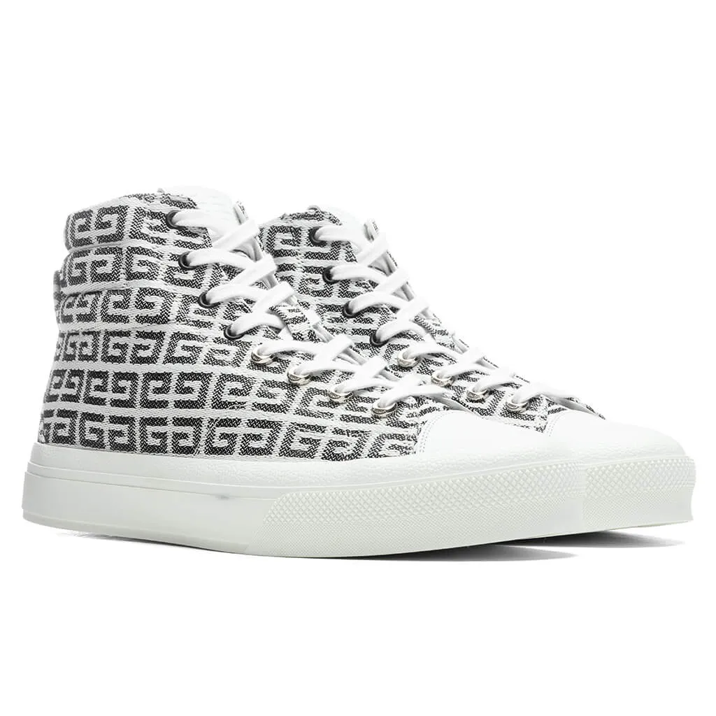 City High Top Sneaker - Black/White