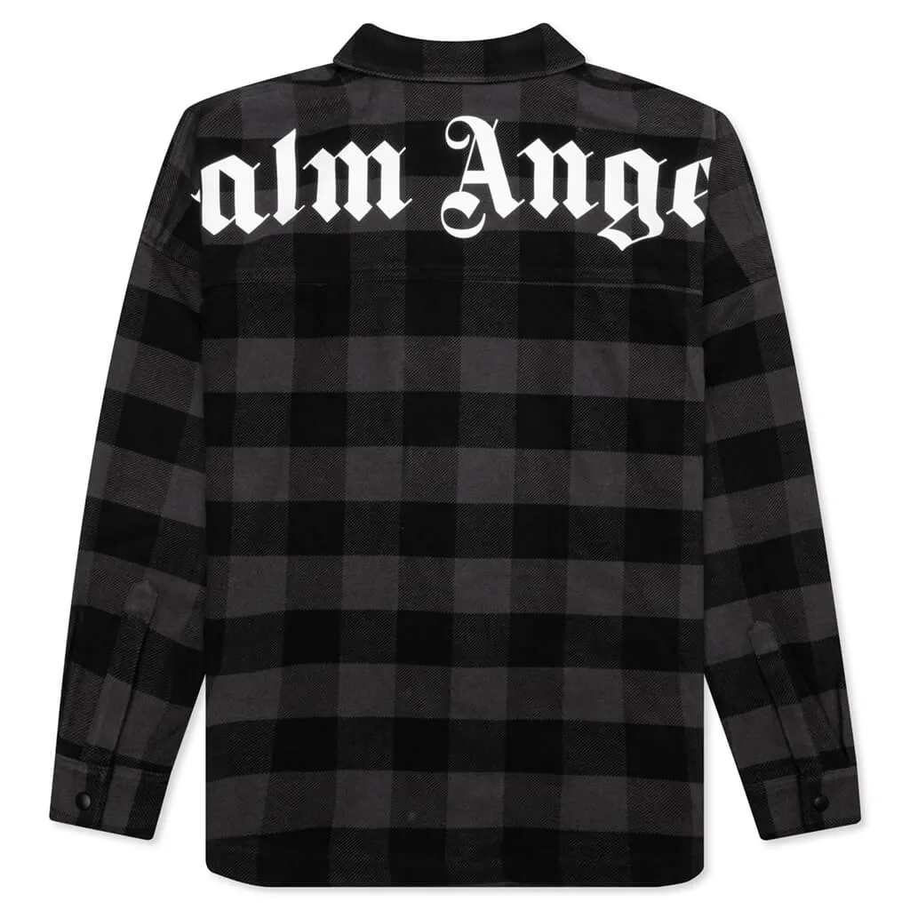 Classic Logo Overshirt - Black/White