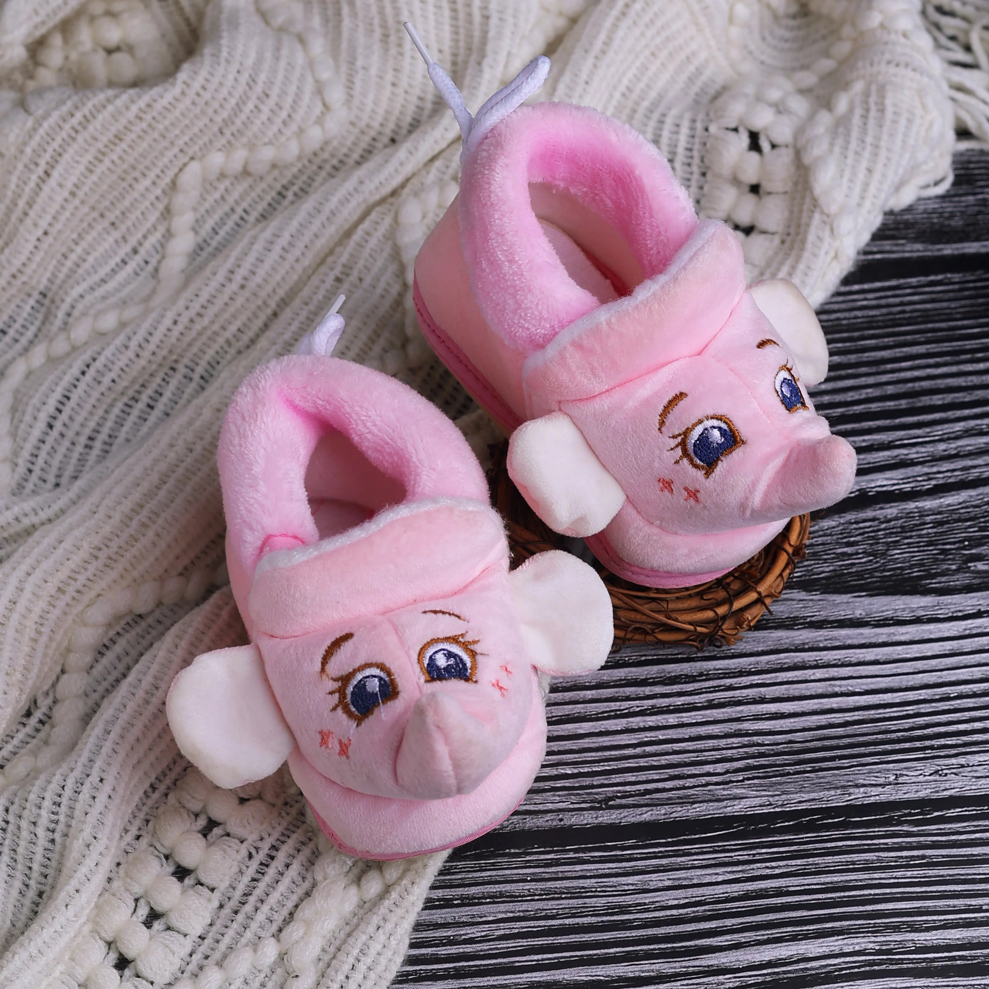 Combo of Infant Baby Bear Booties (Qnty-2)