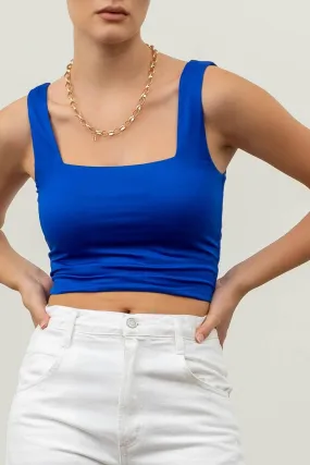 Cropped Square Neck Tank