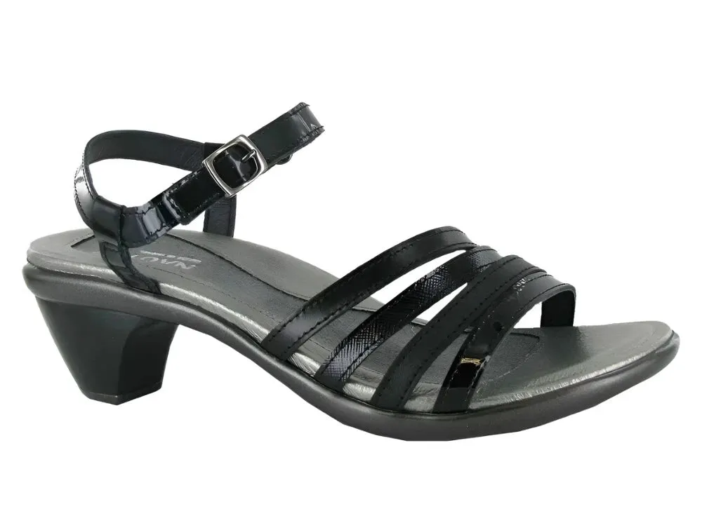 Current Black Patent Leather Dress Sandal