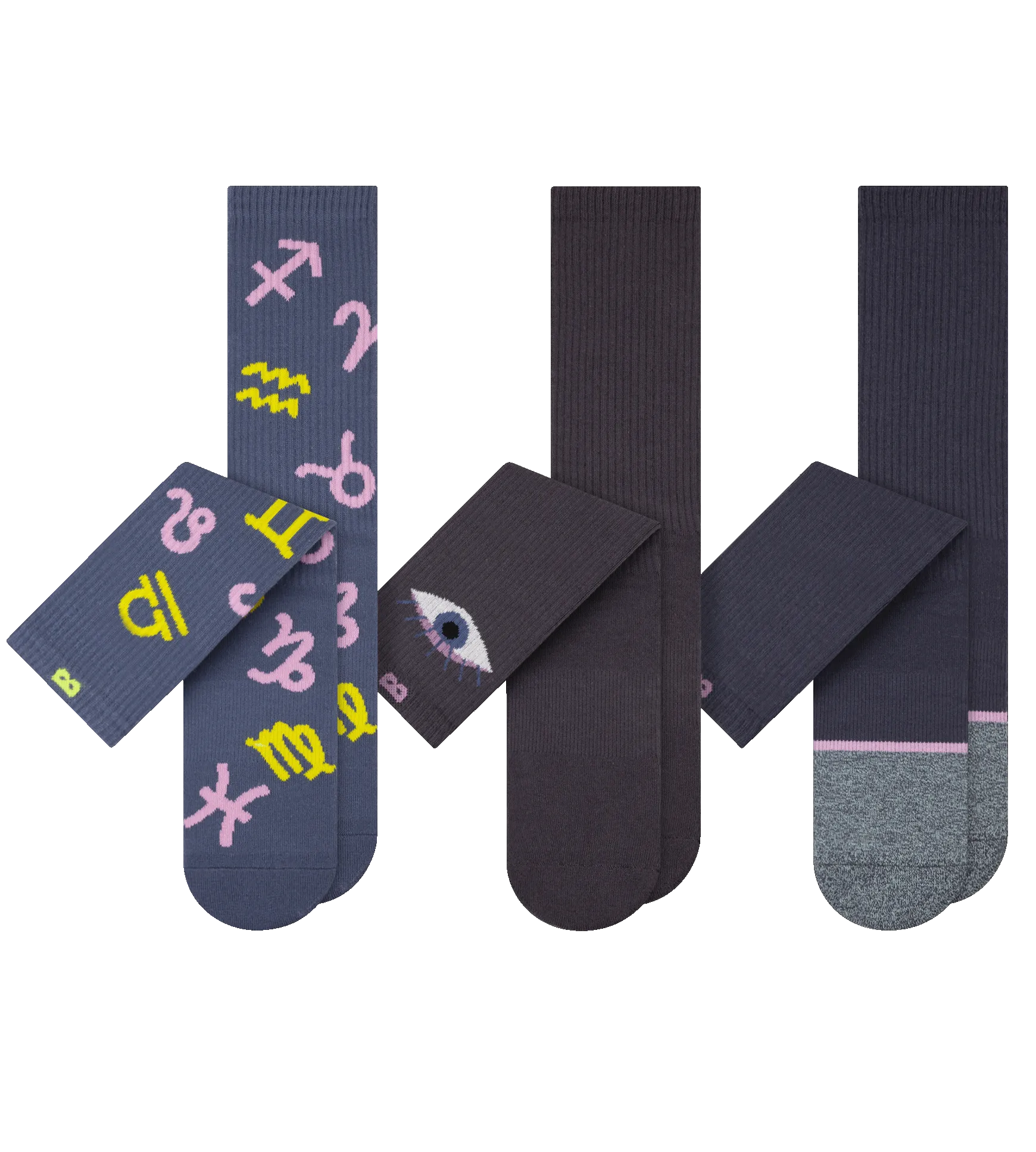 Cushion Crew Socks 3 Pack