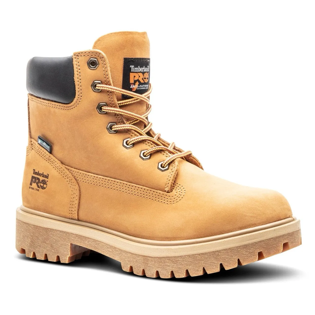 Direct Attach 6 Inch Steel-Toe Waterproof Ins 200G Work Boot Wheat