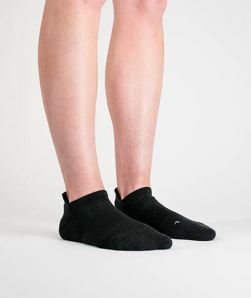 Everyday Merino Ankle Socks Black 3-Pack