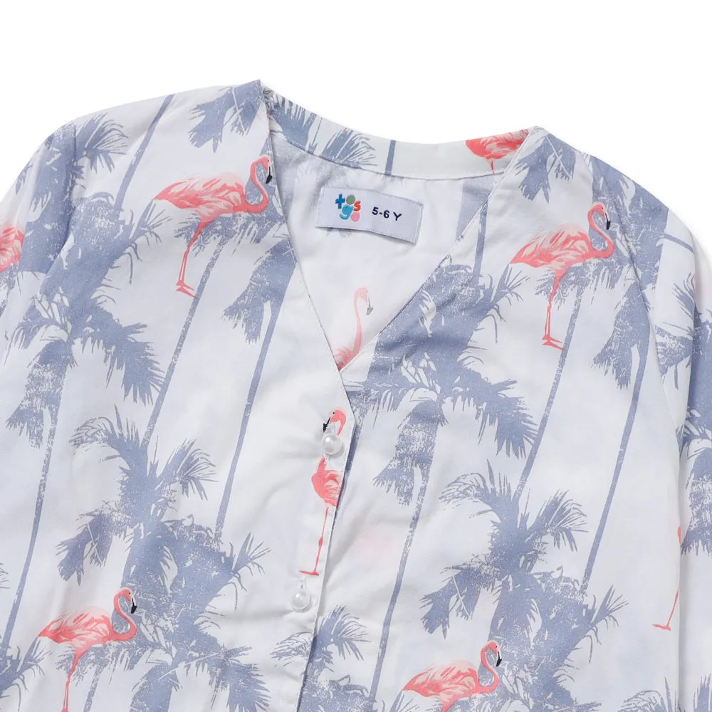 Flamingo Cotton Top