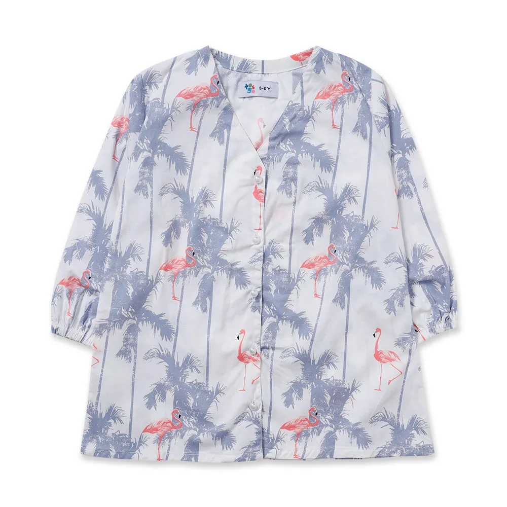 Flamingo Cotton Top