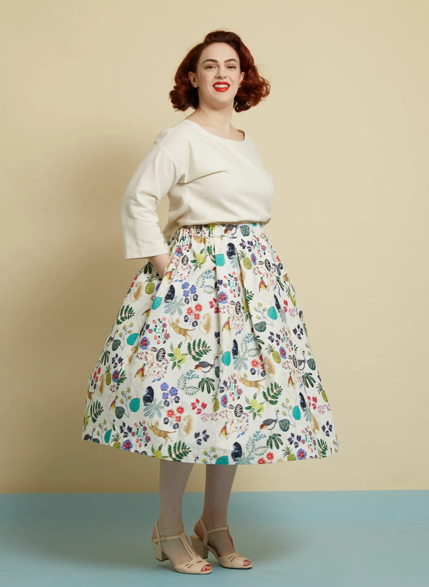 Florence Skirt - Paradise Garden