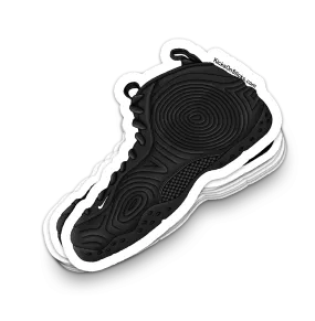 Foamposite "CDG Black" Sneaker Sticker