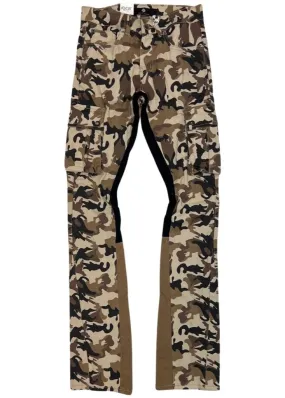 Focus Khaki Camo Stacked Jeans (5257)