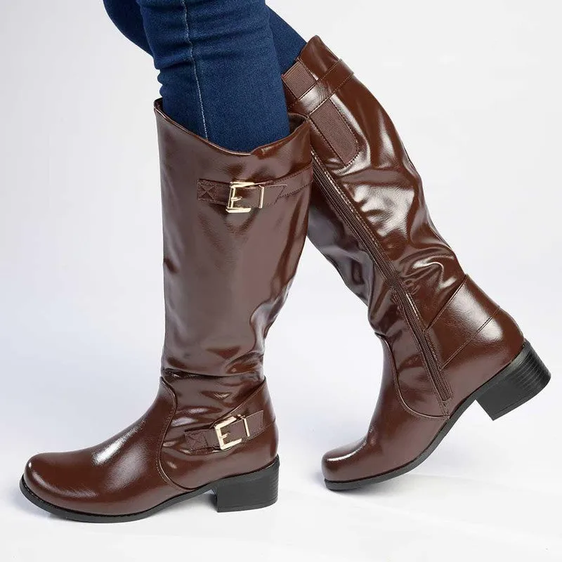 Franco Rossi Full Length Rider Boot - Brown