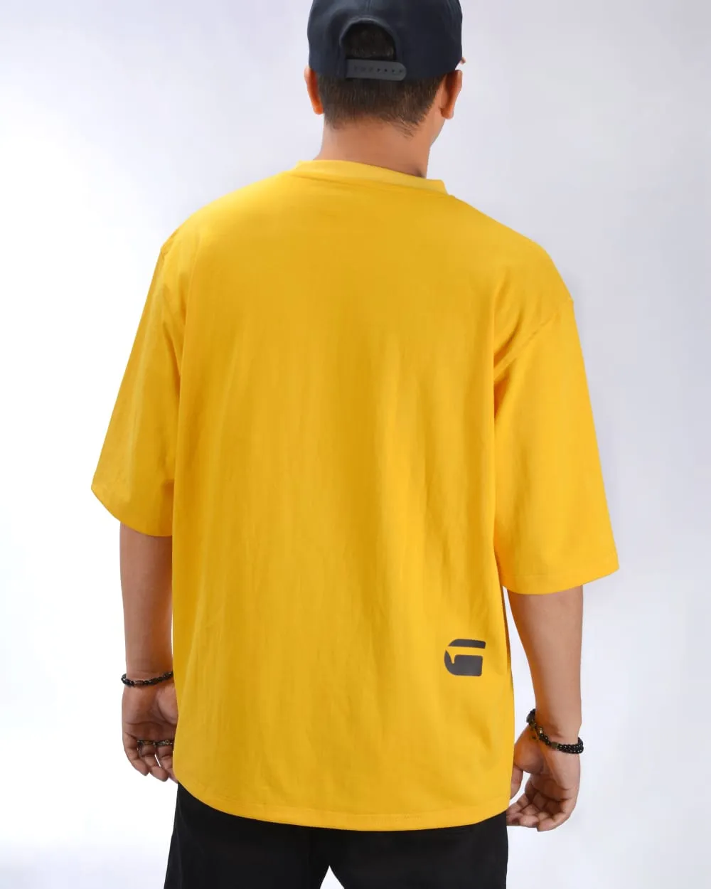 G-Star CENTER CHEST BOXY - Basic T-shirt YELLOW