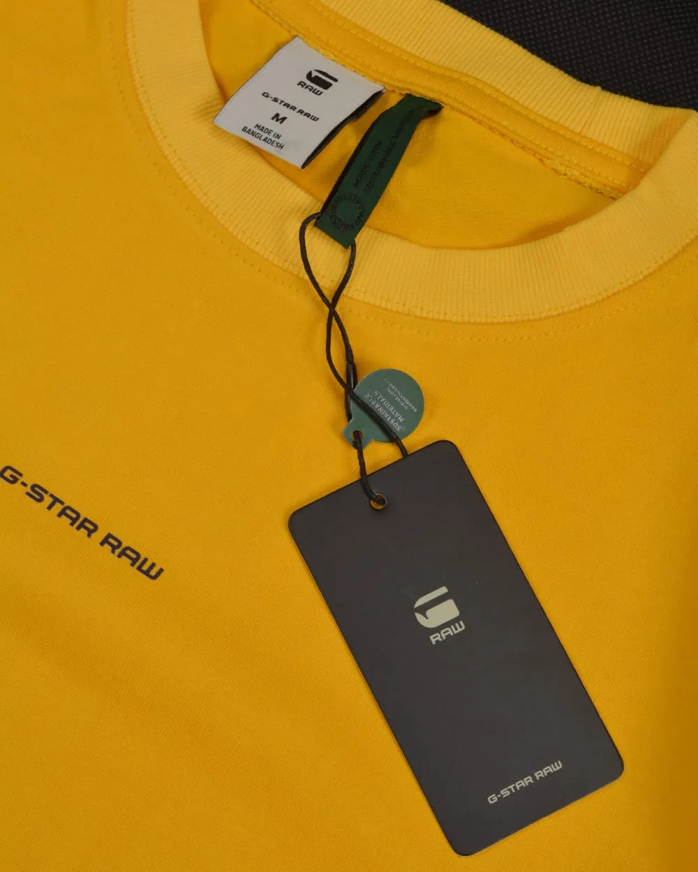 G-Star CENTER CHEST BOXY - Basic T-shirt YELLOW