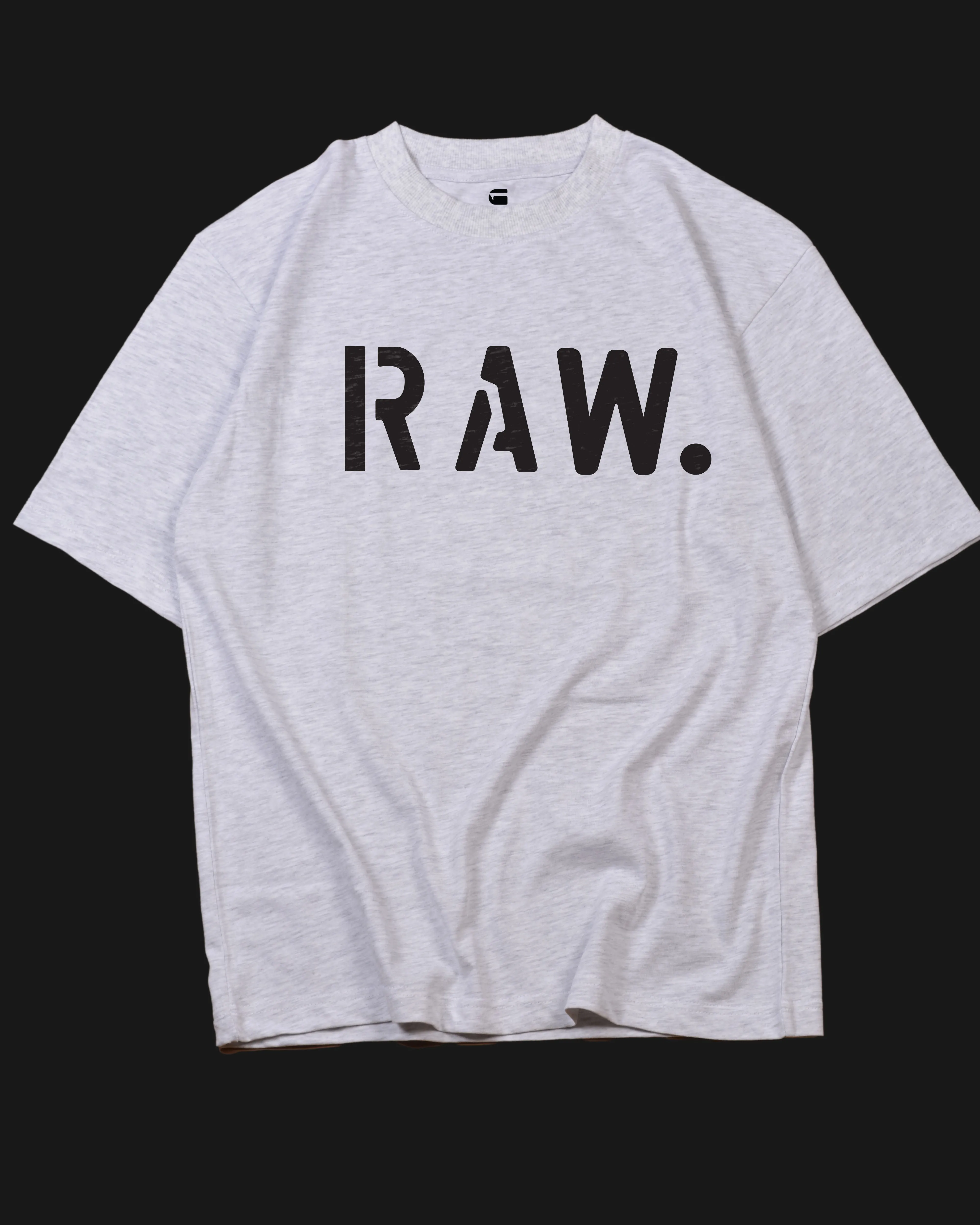 G STAR RAW Stencil RAW T-Shirt Grey