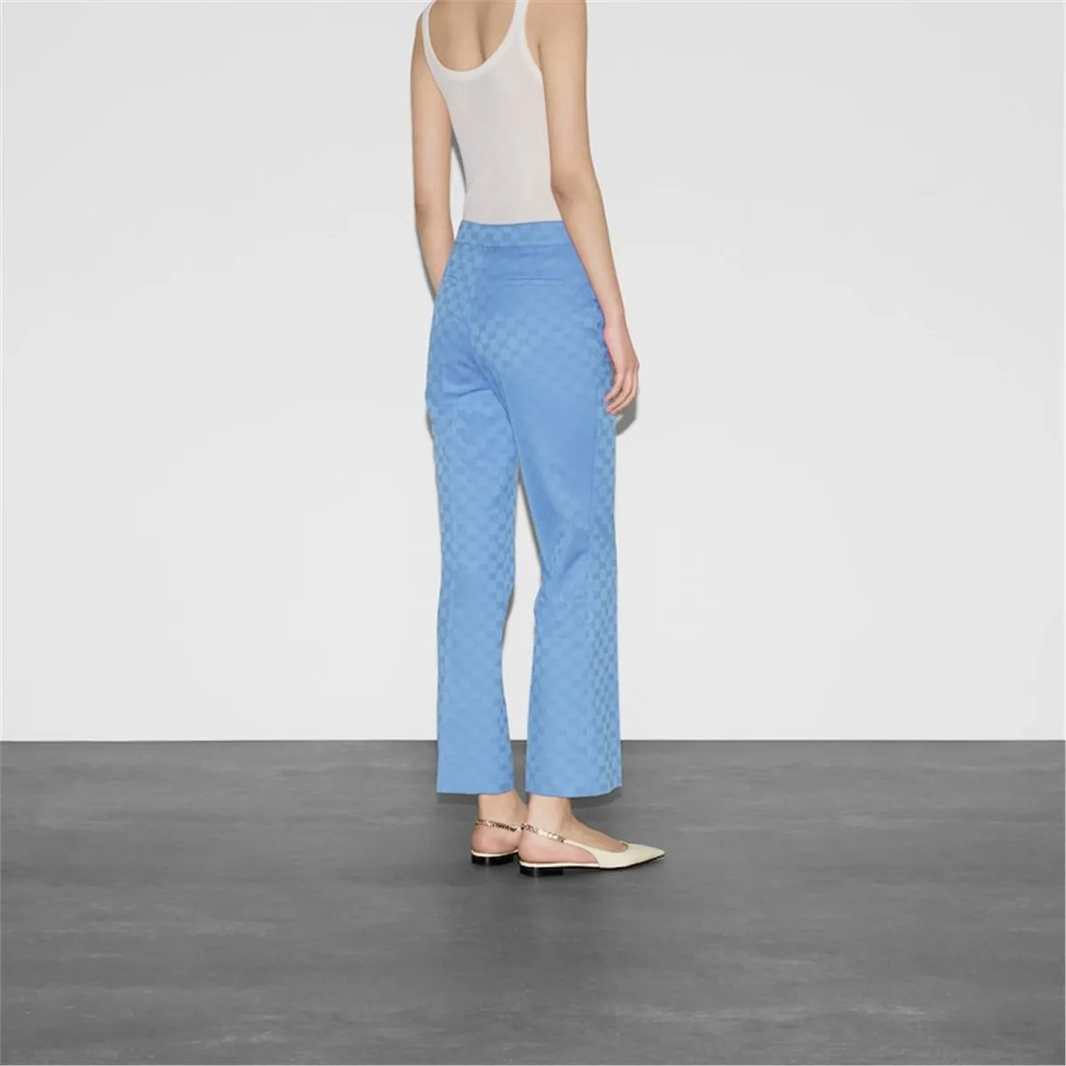 GG COTTON GABARDINE PANTS