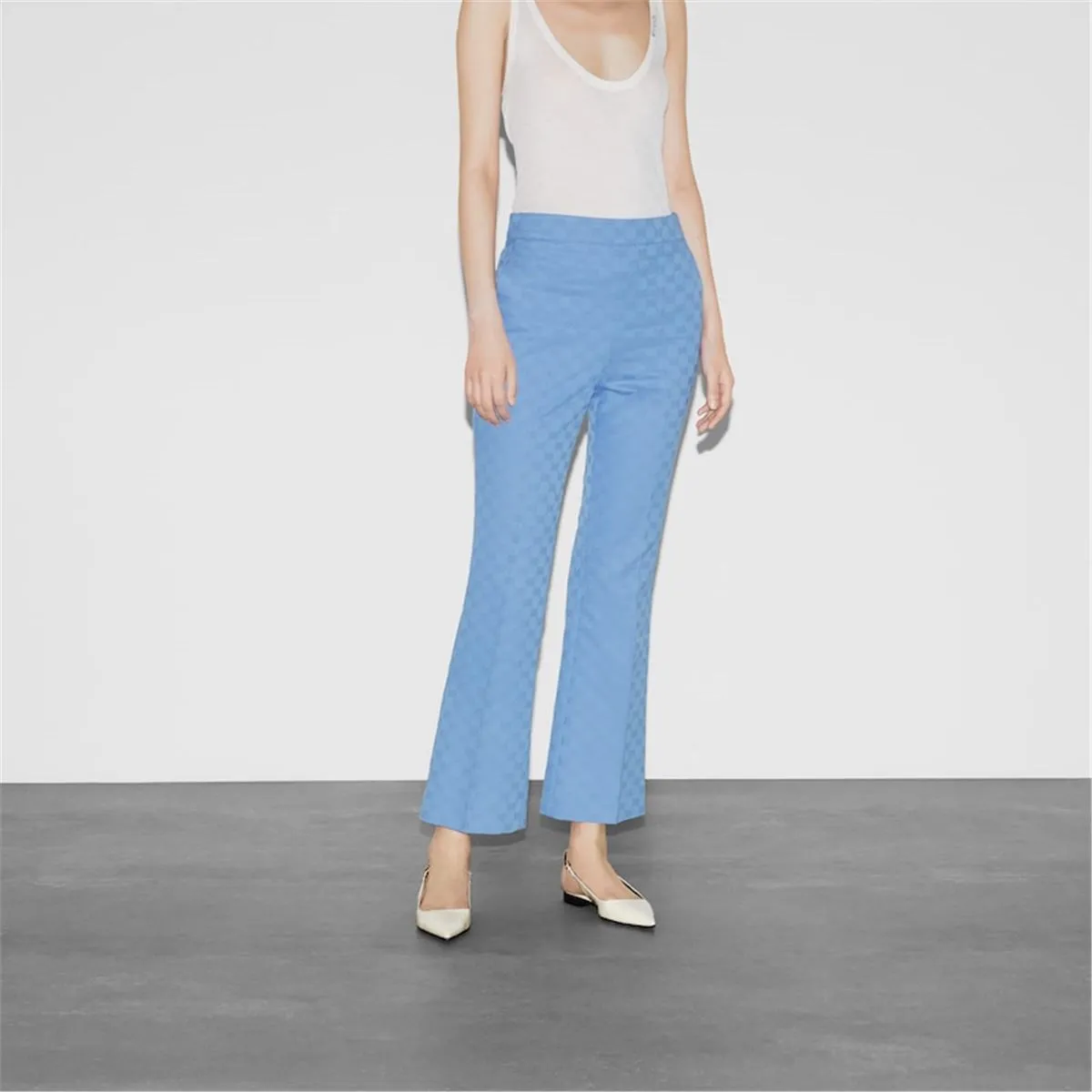 GG COTTON GABARDINE PANTS