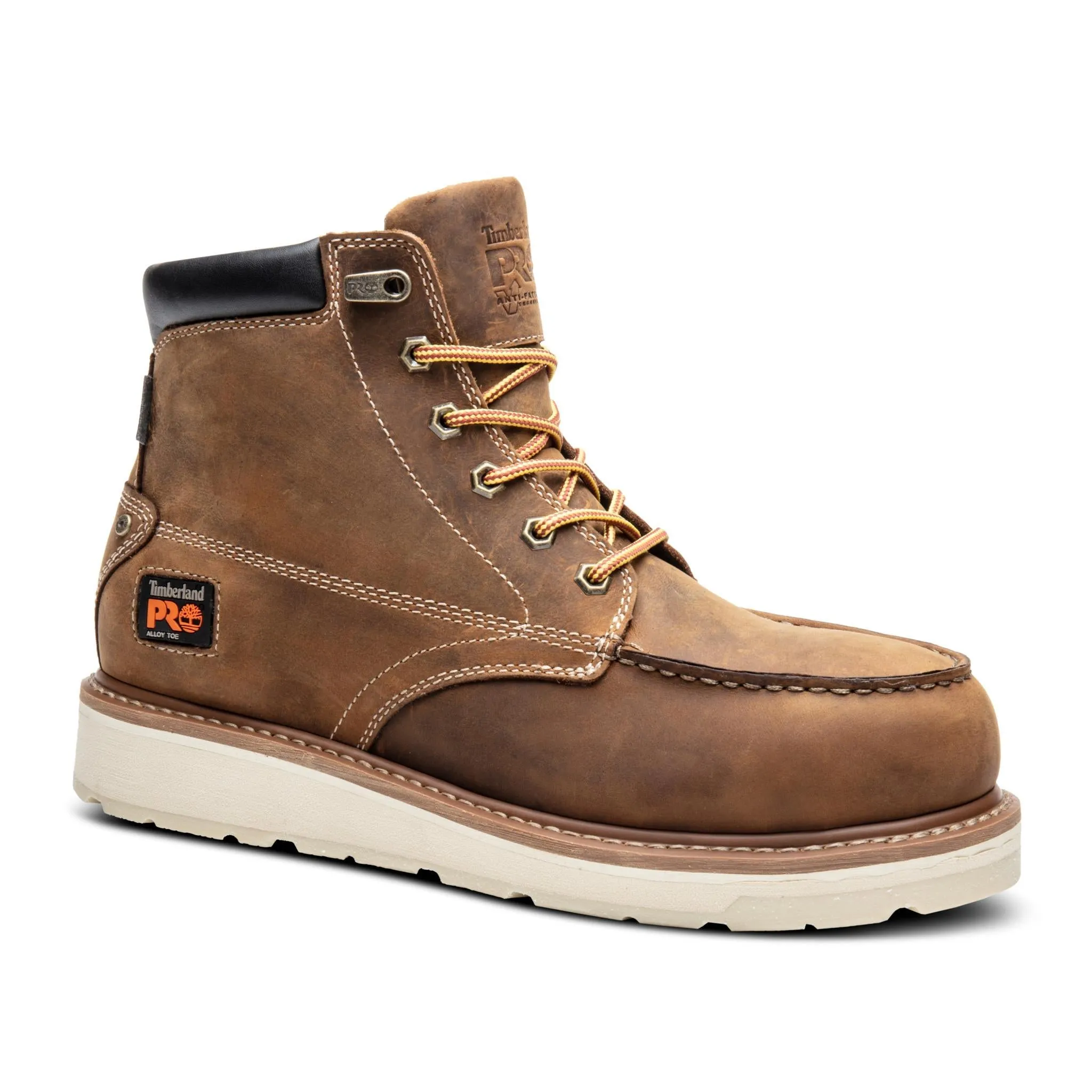 Gridworks 6 Inch Alloy-Toe Waterproof Work Boot Brown